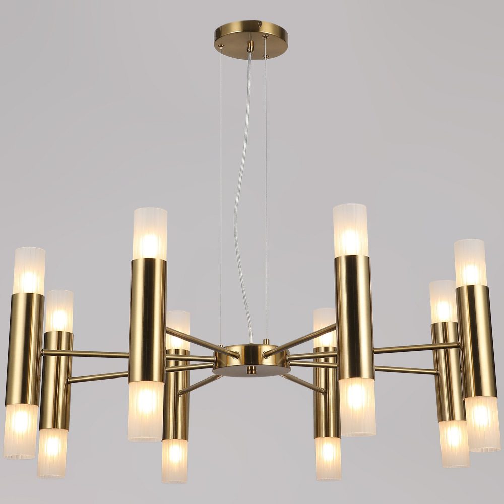Подвесная люстра ILLUMICO BRASS IL0314-16P-79 BRASS