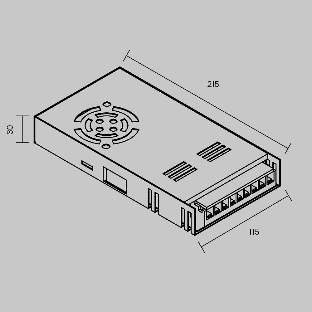 Блок питания Maytoni Led Strip Блоки питания 12В 811014