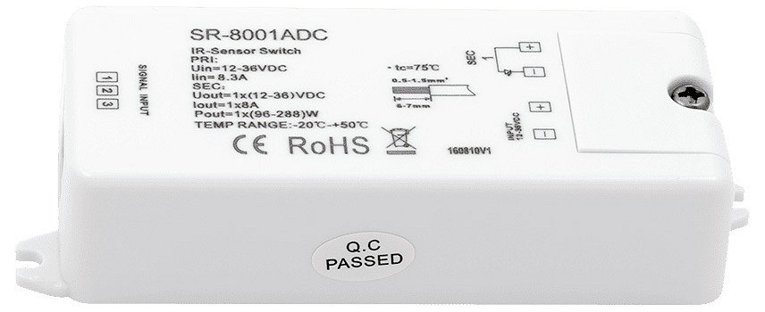 Контроллер-выключатель SWG ИК-датчики 'взмаx руки' SR-8001ADC