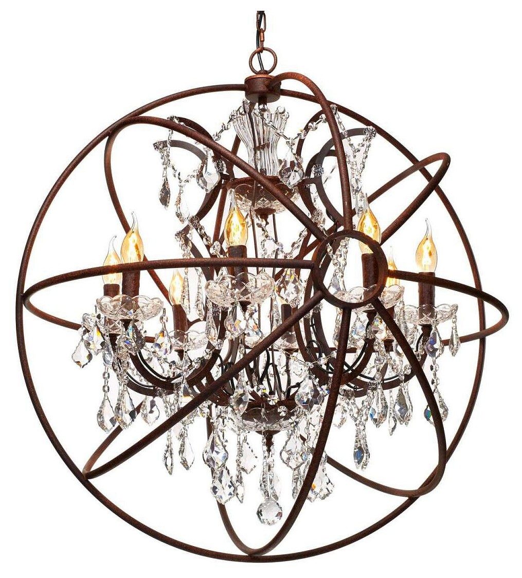 Подвесная люстра Loft it Foucaults Orb Crystal LOFT1897/8
