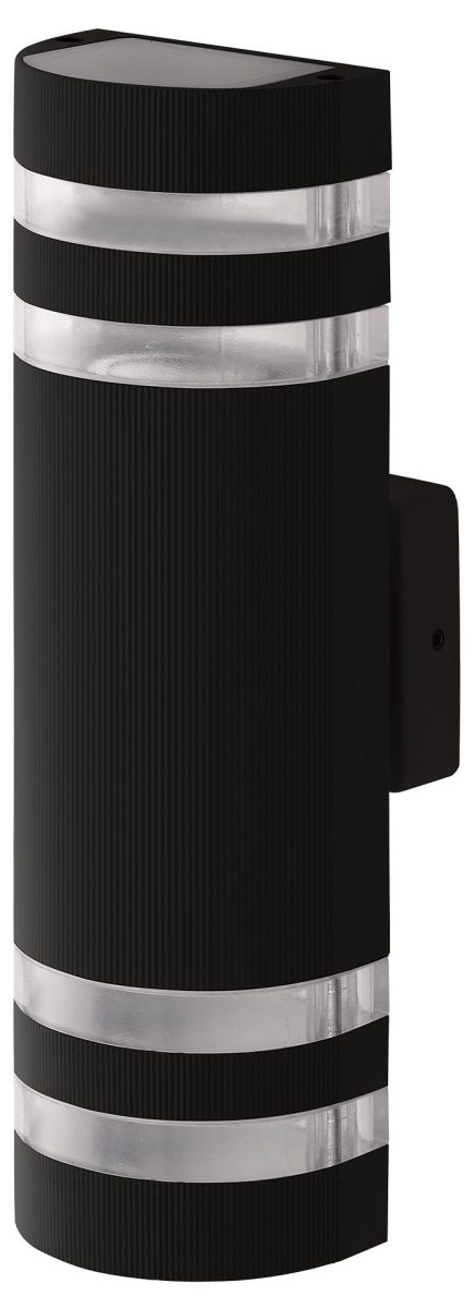 UUL-S16A 2x60W/E27 IP65 BLACK Светильник уличный, под две лампы Е27. Архитектурный накладной. Корпус черный. TM Uniel