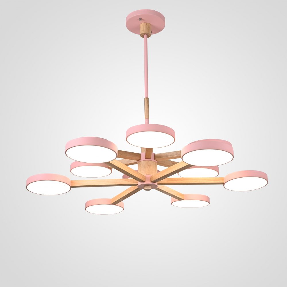 Подвесная люстра TURNA DBL L12 Pink