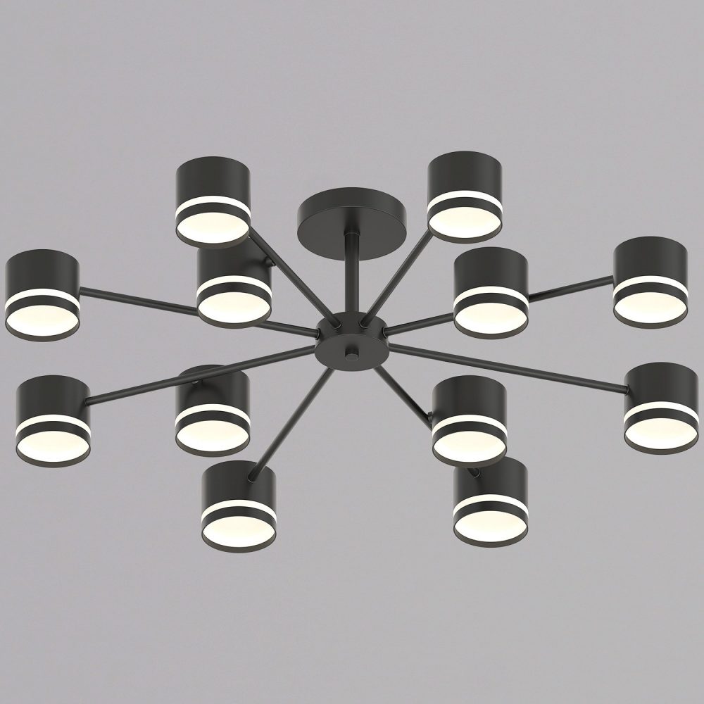 Люстра на штанге Reluce 89730 89730-0.3-12 GX53 BK