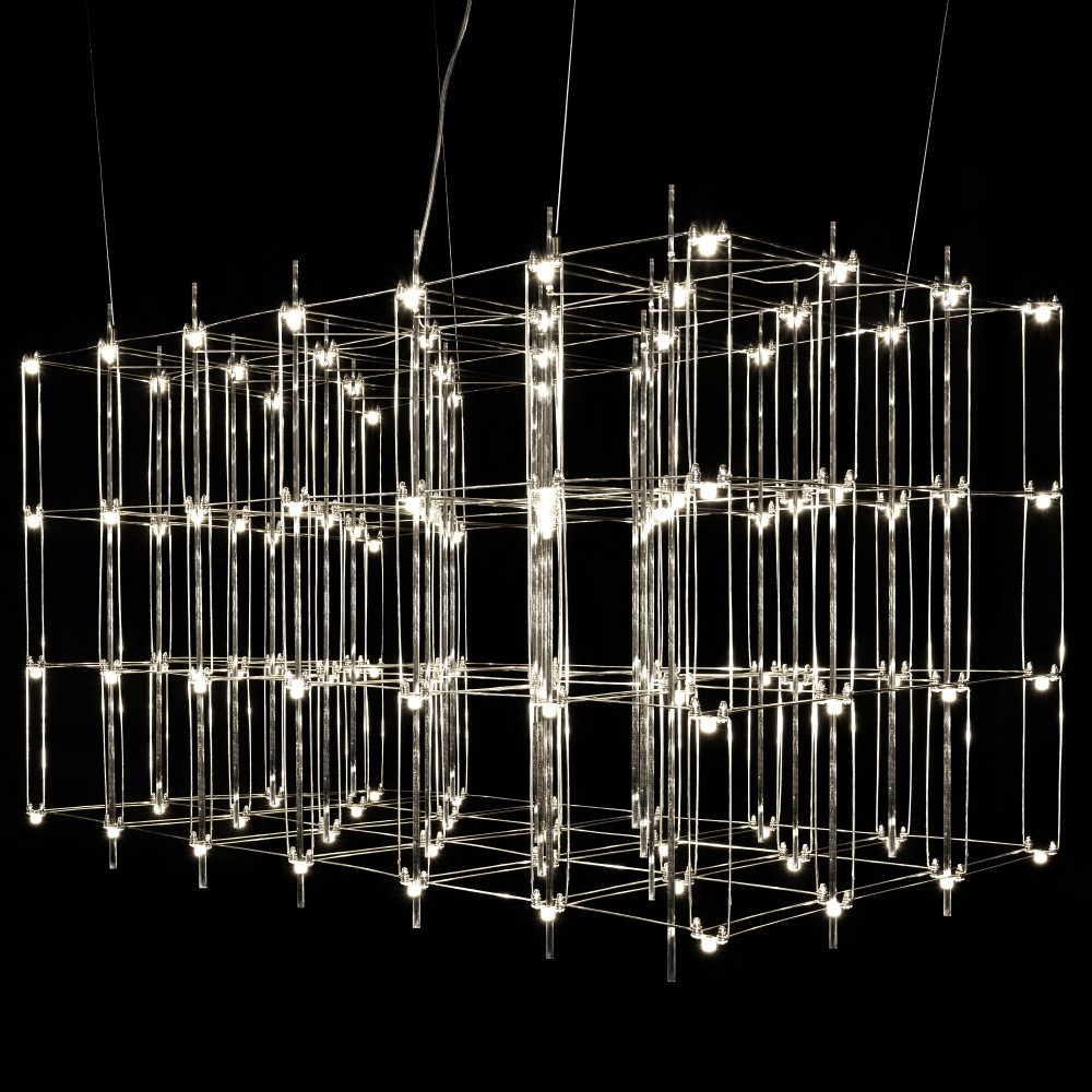 Подвесная люстра O-LUCE Cosmic Glass ячейка 20*20 см 11787611-2