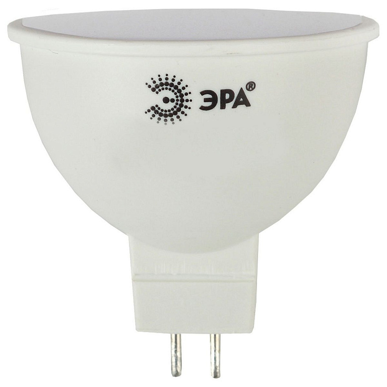 Лампа светодиодная Эра Стандарт GU5.3 8Вт 4000K LED MR16-8W-840-GU5.3
