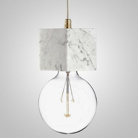 Подвесной светильник MARMOR VELDI Nero designed in 2015 White