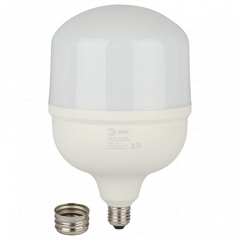 Лампа светодиодная Эра Стандарт E27/E40 100Вт 6500K LED POWER T160-100W-6500-E27/E40
