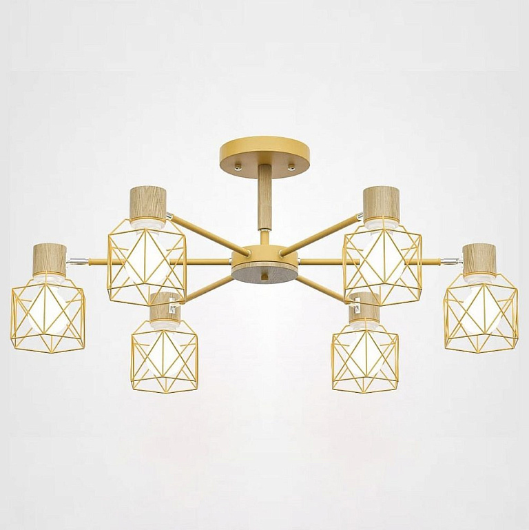 Люстра на штанге Imperiumloft Corf Yellow CORF-B01