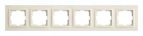 Рамка на 6 постов Mono Electric Despina 102-010000-166