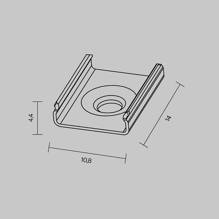 Набор креплений для профиля регулируемый Maytoni Led Strip Накладной профиль 642011
