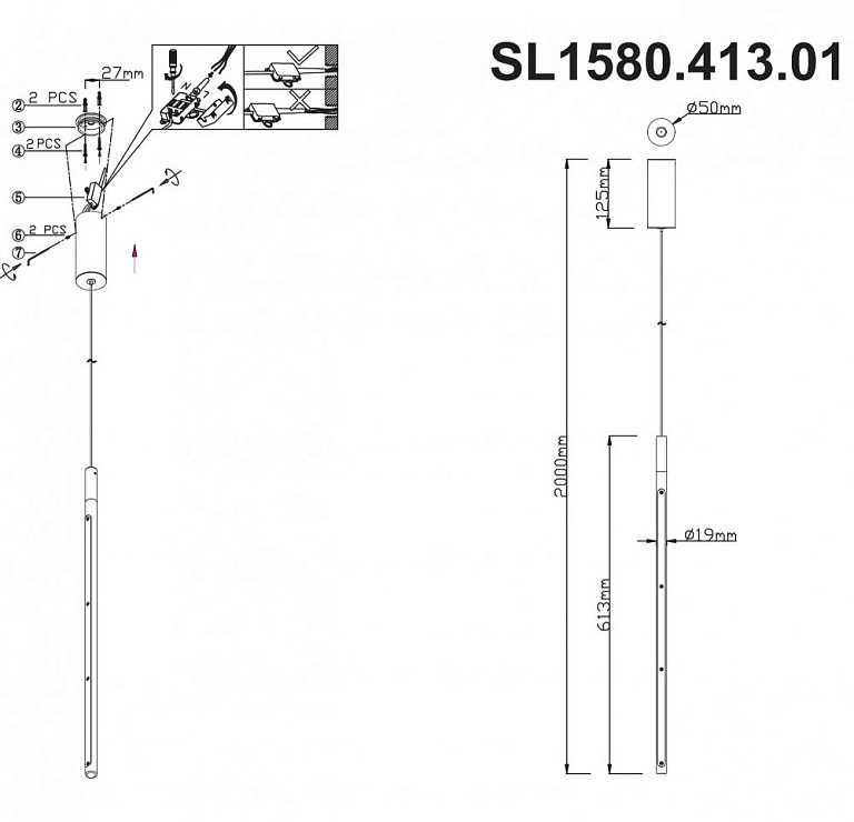 Подвесной светильник ST-Luce Ralio SL1580.413.01