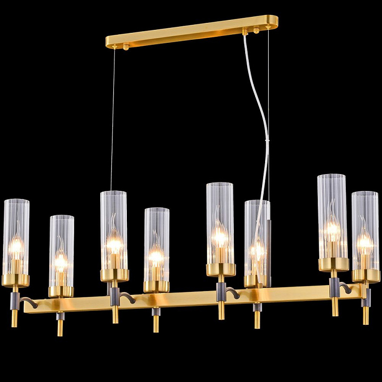 Подвесная люстра ILLUMICO BRASS TUBO IL5177-8LLS-29 BRASS TUBO