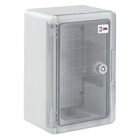 Корпус ЩМП-П 300х200х130 IK10 IP65 УХЛ1 box302013_t прозр. дверь пластик. Эра Б0052352