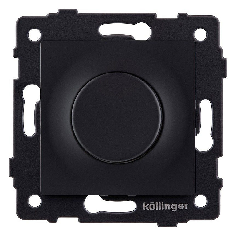 Светорегулятор для светодиодных ламп, проходной, 500W, черный матовый Kollinger для Aspekt, Eleganz, Reflex