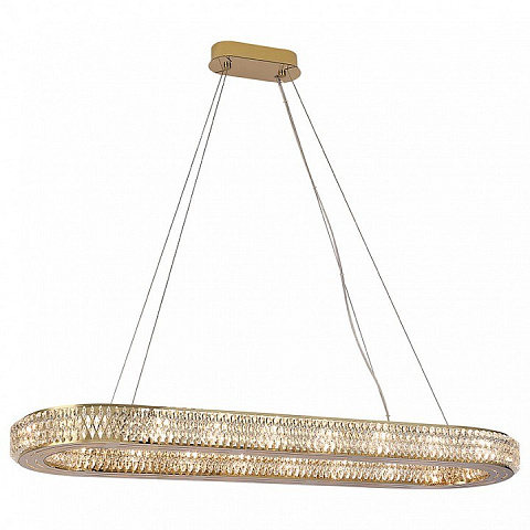 Подвесной светильник Newport MELODY 8560/100 C oval gold polished