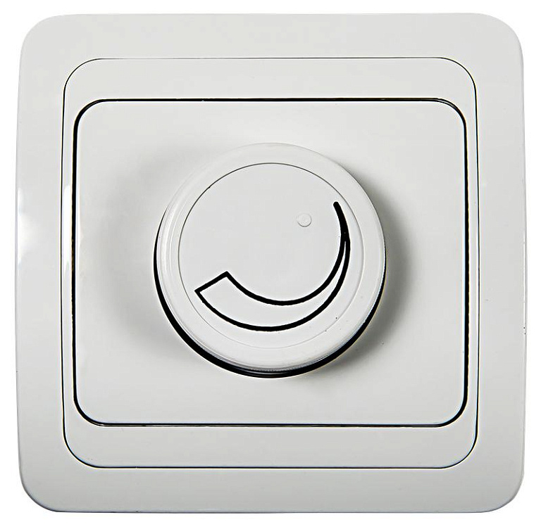 Диммер 600Вт CLASSICO 2111 бел. ASD / IN HOME 4680005959884