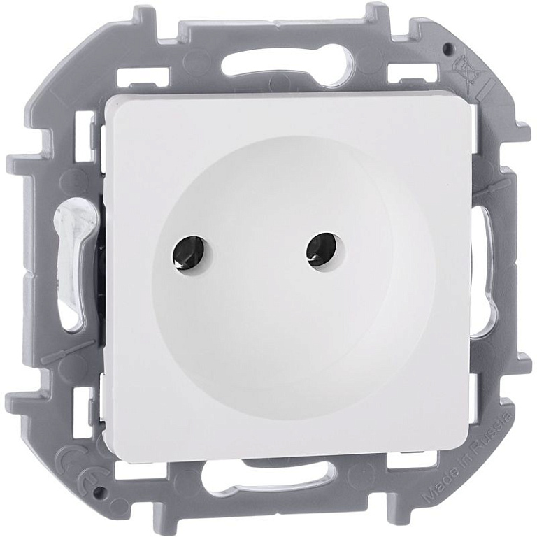 Розетка 1-м СП Inspiria 16А IP20 250В 2P механизм бел. IEK 673710
