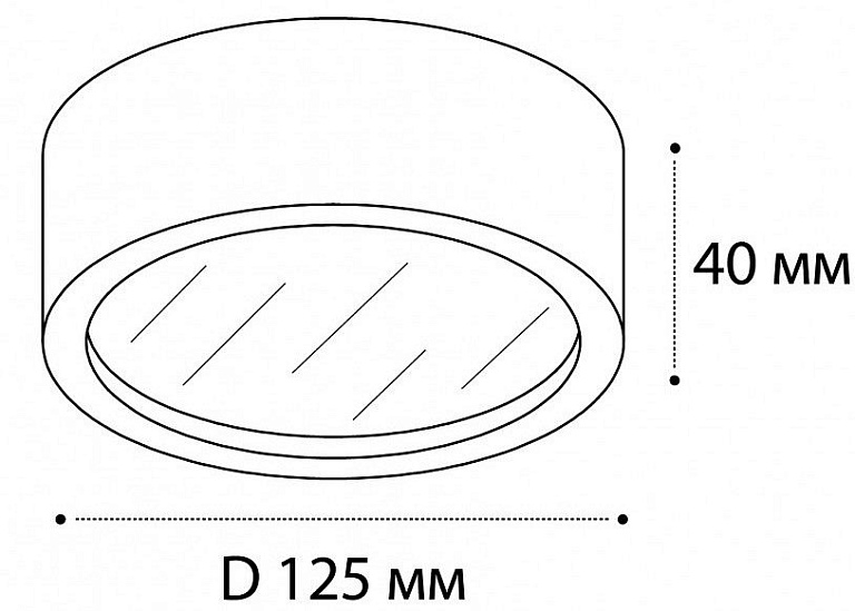 Накладной светильник Italline M04-525-125 M04-525-125 black 3000K