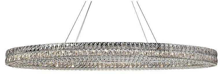 NEWPORT 8550 , Люстра , Chrome Clear crystal D160*60*H11/250 cm G9 28*25W
