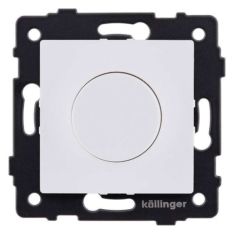 Светорегулятор для светодиодных ламп, проходной, 500W, белый матовый Kollinger для Aspekt, Eleganz, Reflex