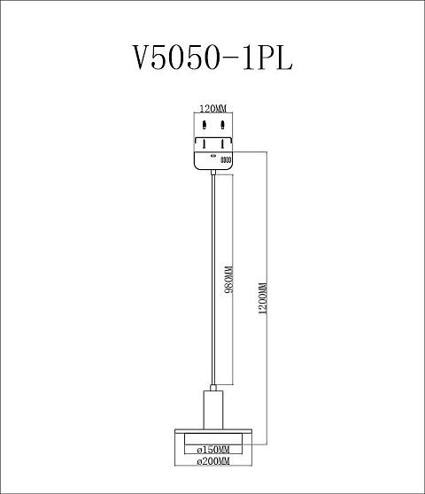 Подвесной светильник Moderli Solumn V5050-1PL
