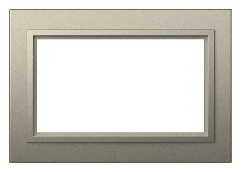Рамка для двойной розетки Elbi Eleсtriс Zena 608-011400-907