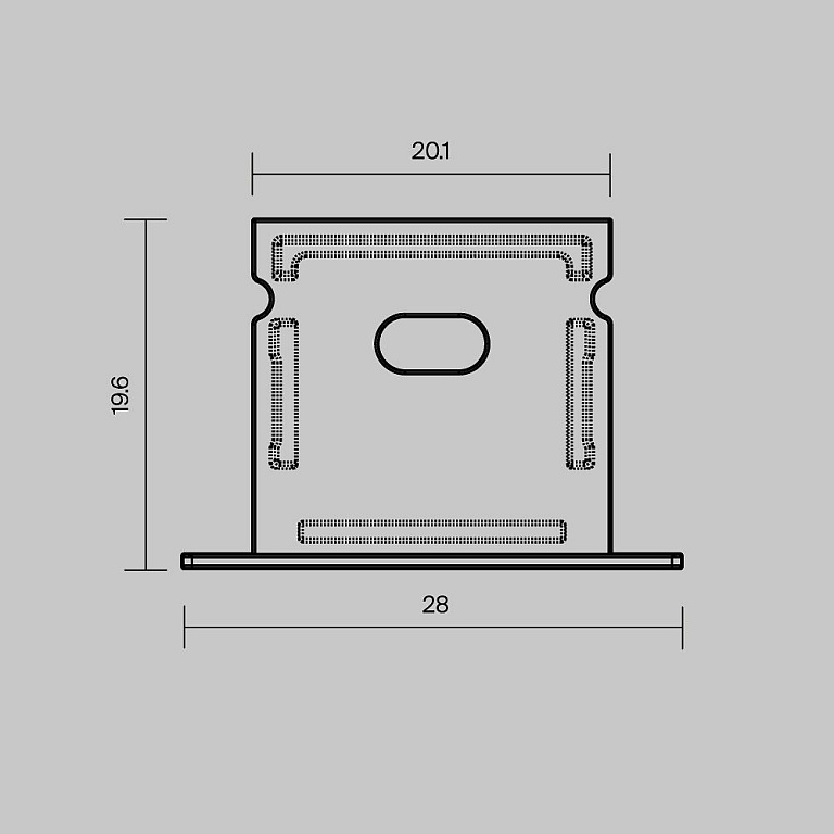 Заглушка для профиля Maytoni Led Strip Встраиваемый с накладным фланцем профиль 642070