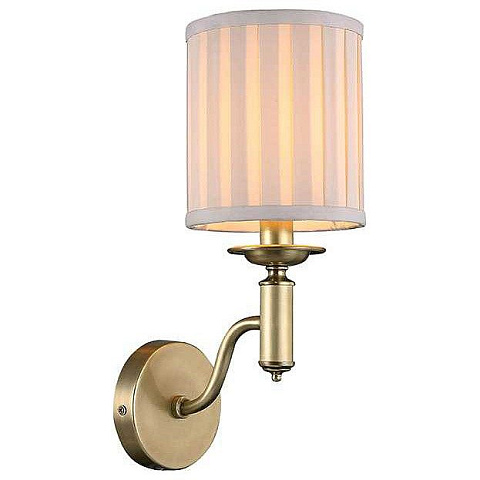 NEWPORT 3360 3361/A brass , Бра, Brass Shade beige L13*H28*Sp18 cm E14 1*60W