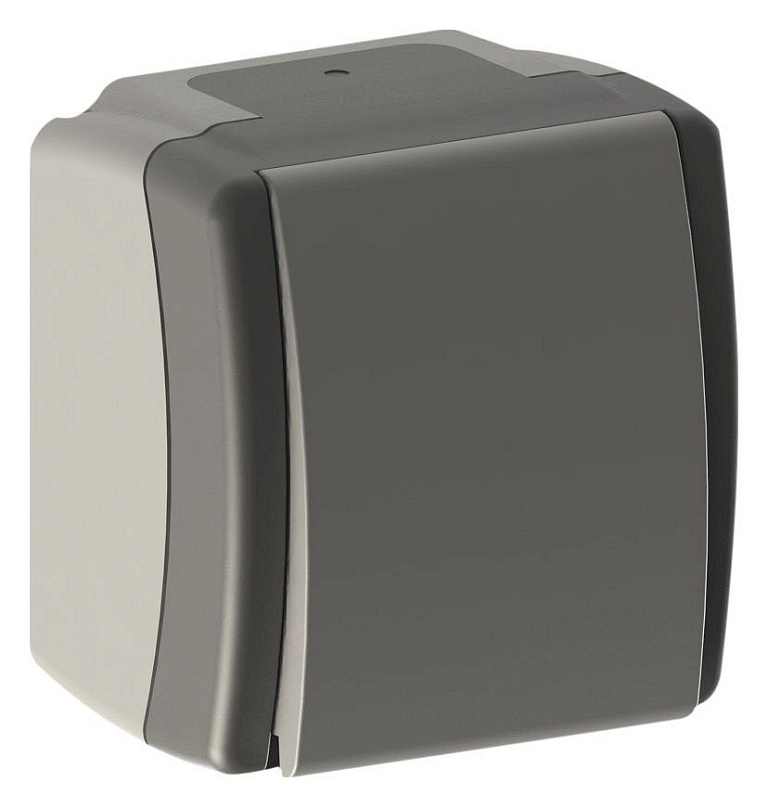 Выключатель одноклавишный влагозащищенный Mono Electric Octans IP54 154-020001-100