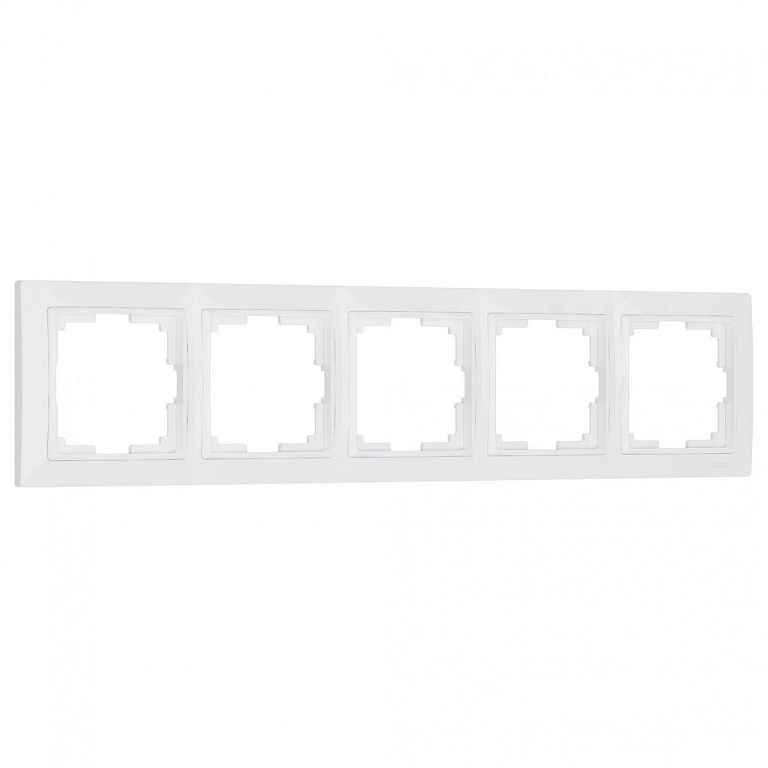Рамка на 5 постов Werkel Snabb basic (белый) W0052001