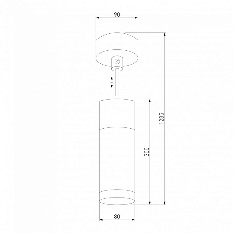 Подвесной светильник Eurosvet Double Topper 50135/1 LED хром/черный