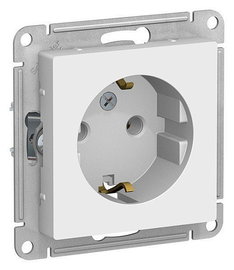 Розетка с заземлением без рамки Systeme Electric AtlasDesign ATN000143, SE ATN000143