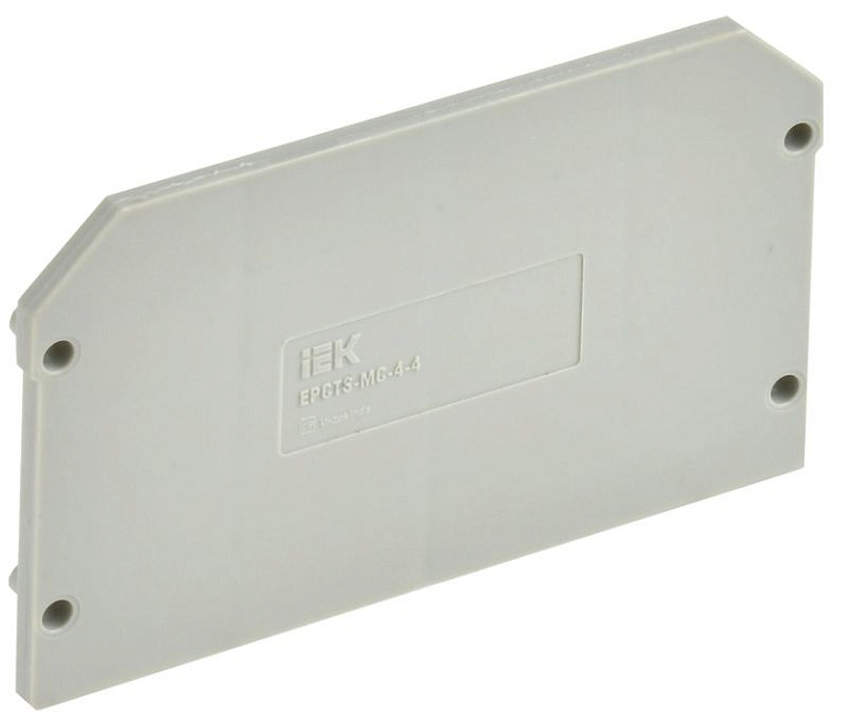 Заглушка для CTS-MC ARMAFIX 4 вывода 4кв.мм сер. IEK YCT12-00-4-K03-004-ZGL