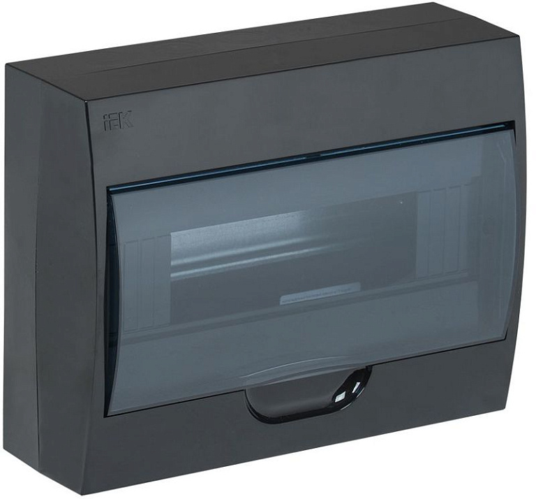 Корпус навесной ЩРН-П-12 Krepta 3 IP41 пластик. черн. IEK MKP12-N-12-41-K02