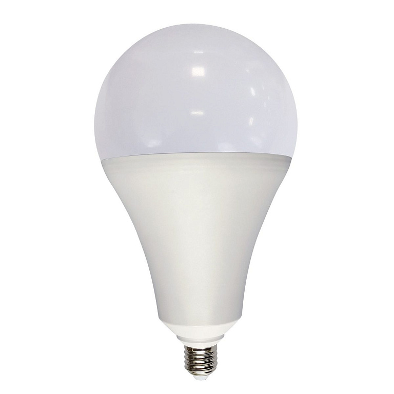 LED-A160-65W/4000K/E27/FR/NR Лампа светодиодная. Форма A, матовая. Серия Norma. Белый свет (4000K). Картон. ТМ Volpe