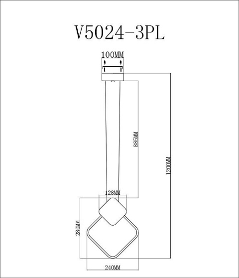 Подвесной светильник Moderli Store V5024-3PL