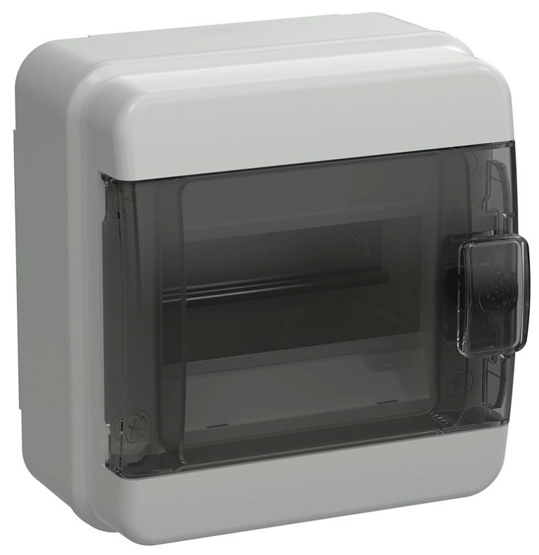 Корпус КМПн-6 TEKFOR IP65 черн. прозр. дверь пластик. IEK TF5-KP72-N-06-65-K03-K02