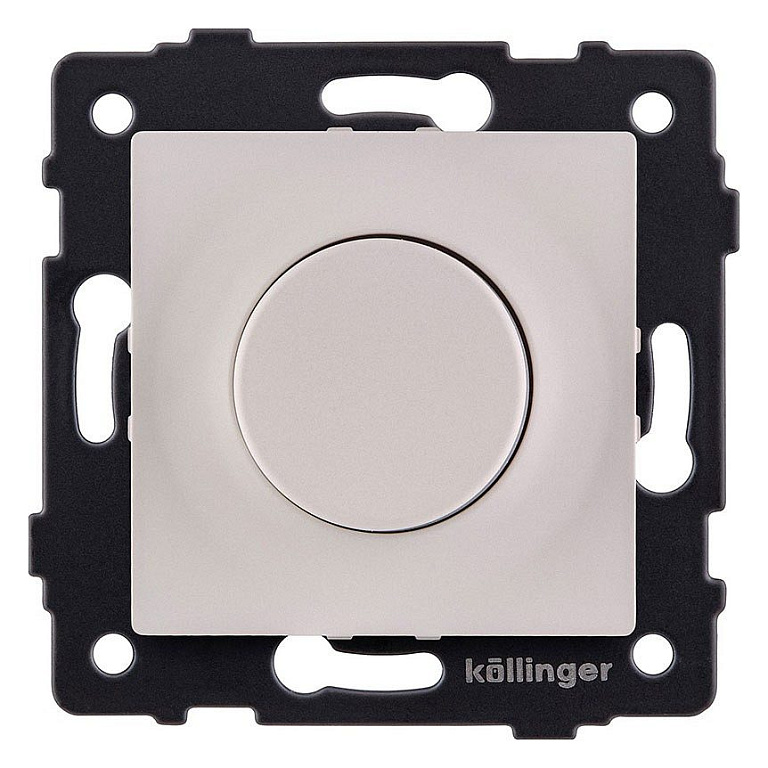 Светорегулятор для светодиодных ламп, проходной, 500W, кашемир матовый Kollinger для Aspekt, Eleganz, Reflex
