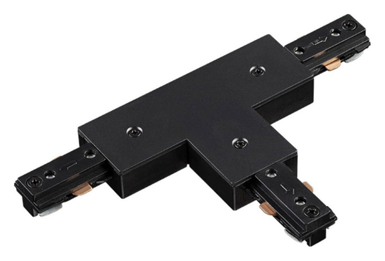 PORT NT18 053 черный Соединитель с токопроводом T-образный для однофазного трехжильного шинопровода