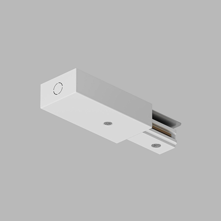 Токопровод концевой Denkirs DK Track White TR1100-WH