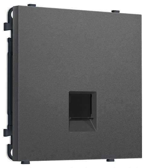 Розетка Ethernet RJ-45 и со шторками, без рамки Ambrella Volt MS MS662010