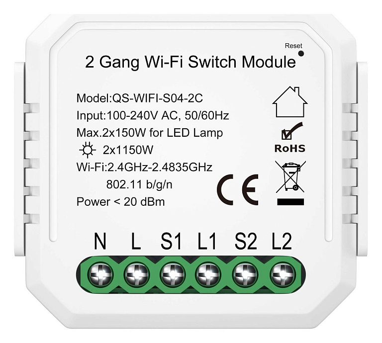 Контроллер-выключатель Wi-Fi для смартфонов и планшетов ST-Luce Around ST9000.500.02C