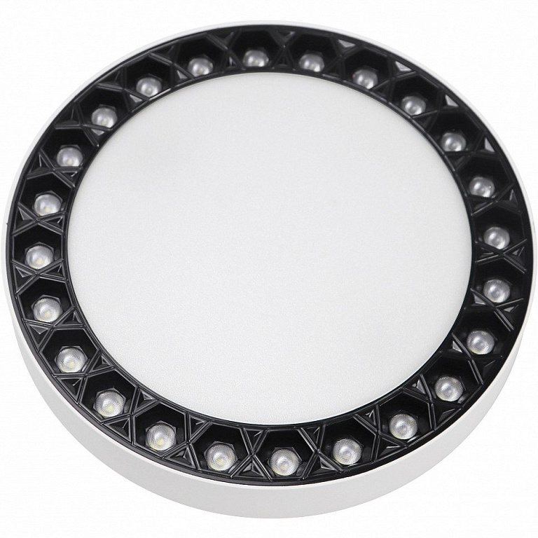 Накладной светильник iLedex Technical Mercury 5552-36W-D217-3/4K-WH+BK