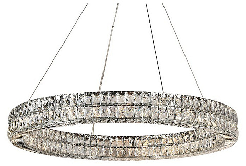 NEWPORT 8550 , Люстра , Chrome Clear crystal D95*H11/500 cm G9 24*25W