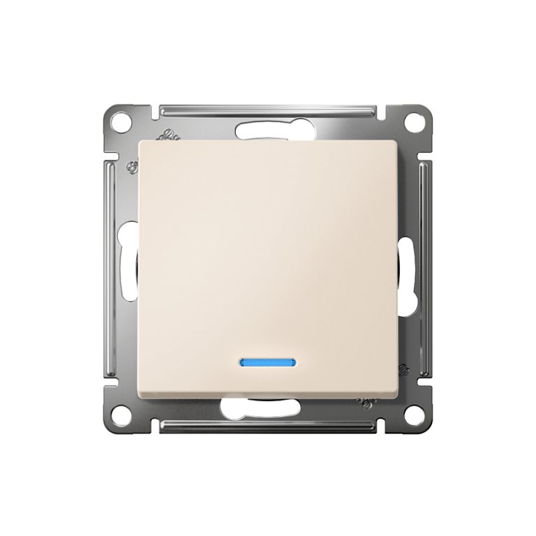 Выключатель 1-кл. СП AtlasDesign 10А IP20 (сх. 1а) 10AX с подсветкой механизм беж. SE ATN000213