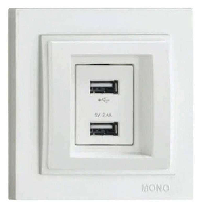 Розетка USB Mono Electric Despina 102-170005-178
