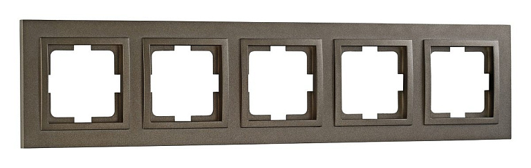 Рамка на 5 постов Mono Electric Style Aluminium 107-810000-164