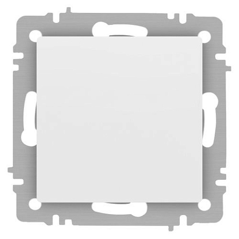 Выключатель 1-кл. СП Accent 6-101-01М 10А IP20 250В AL/CU бел. матов. Intro Б0063468