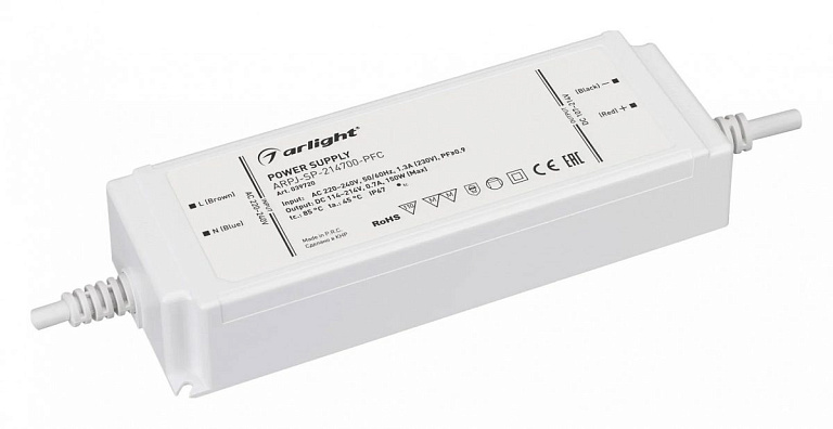 Блок питания с проводом Arlight ARPJ 39720