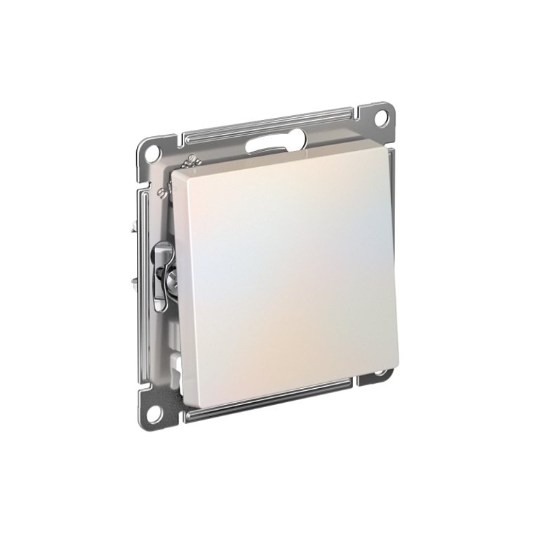Переключатель перекрестный 1-кл. СП AtlasDesign 10А IP20 (сх. 7) 10AX механизм жемчуж. SE ATN000471